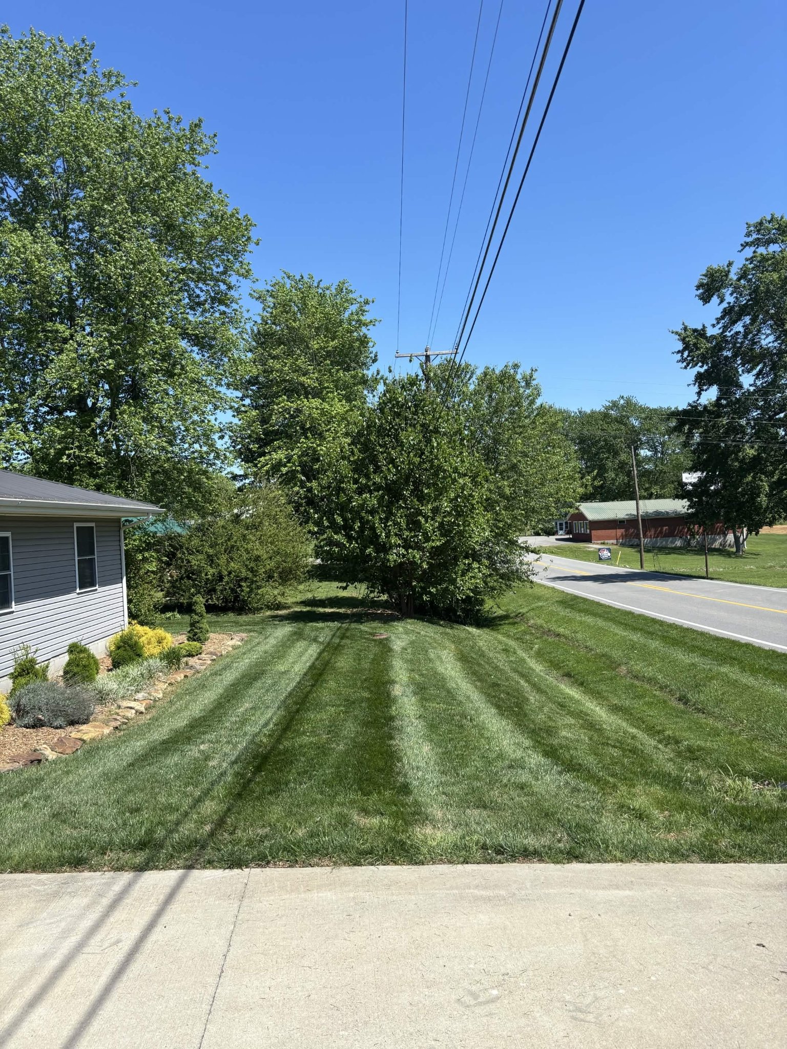 Lawn striping by Henry's Lawncare